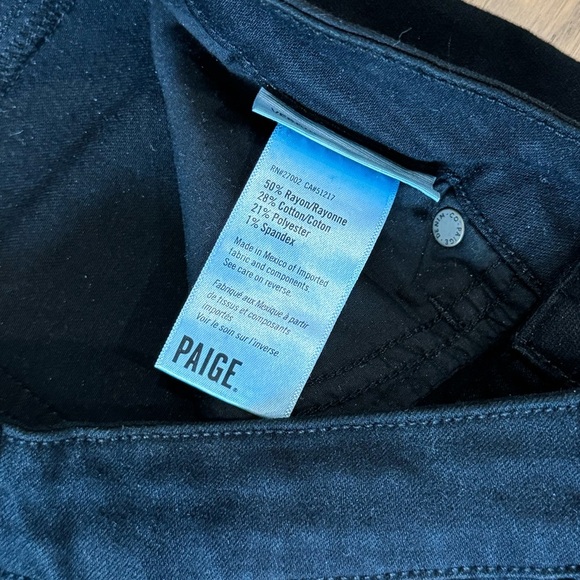 Paige Verdugo Ultra Skinny - Size 27 - Black Overdye - Picture 7 of 8